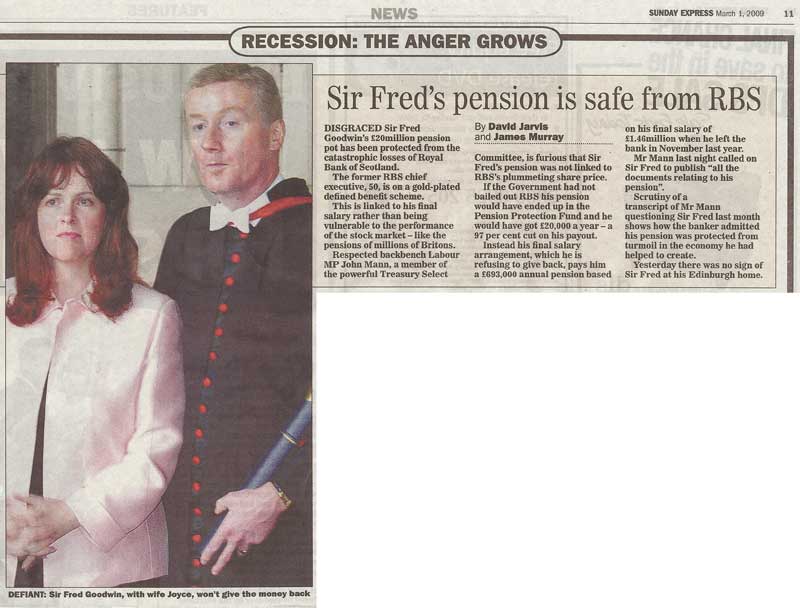 Fred's Pension